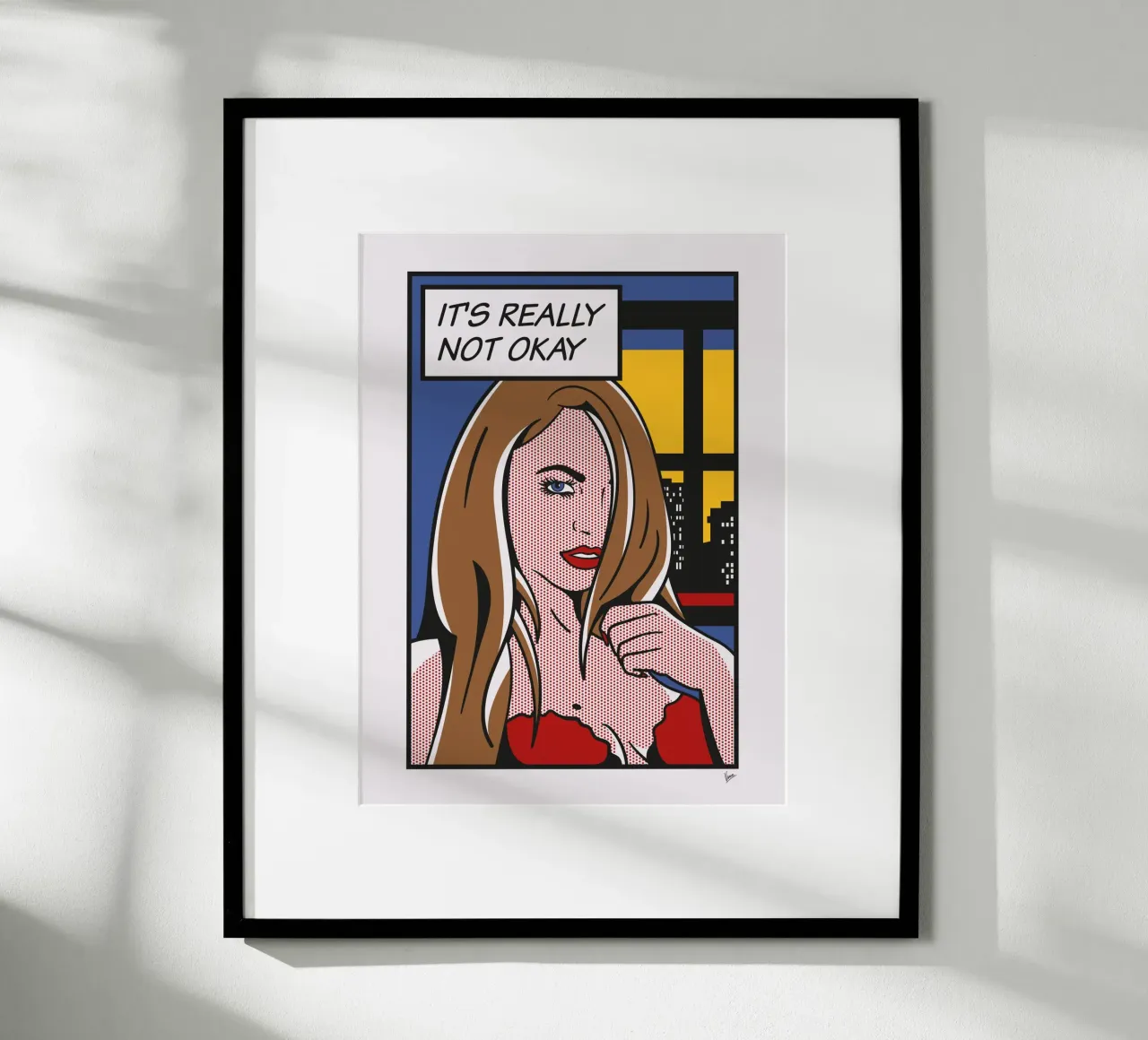 No004 Kimmy Granger-TGND poster con telaio in alluminio da Girl Next Door Fantasy Dramas