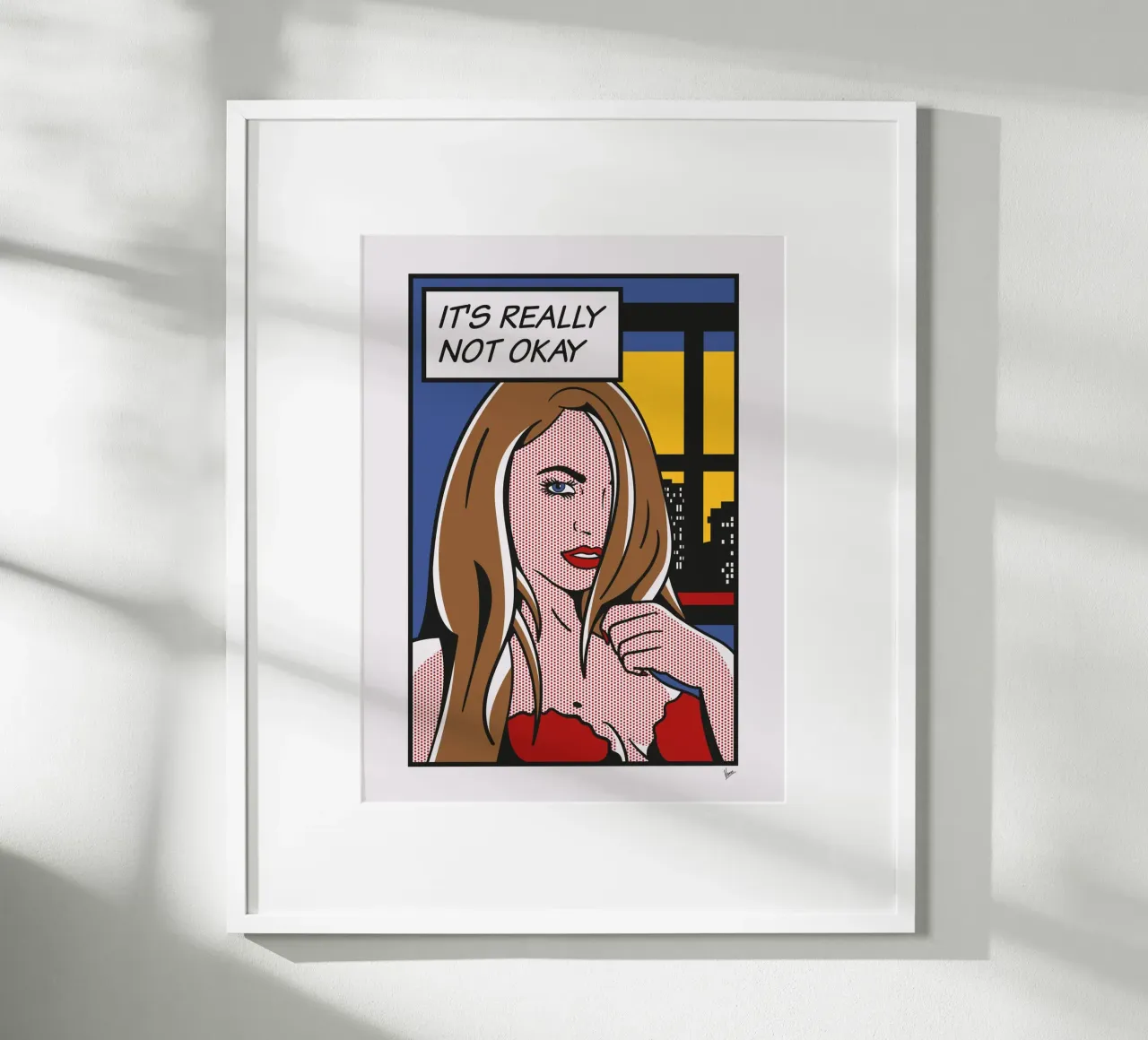 No004 Kimmy Granger-TGND poster con telaio in alluminio da Girl Next Door Fantasy Dramas