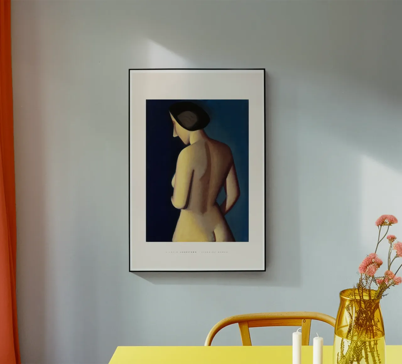 Vilhelm Lundstrom - Donna in piedi 01 plexiglass da Old Masters