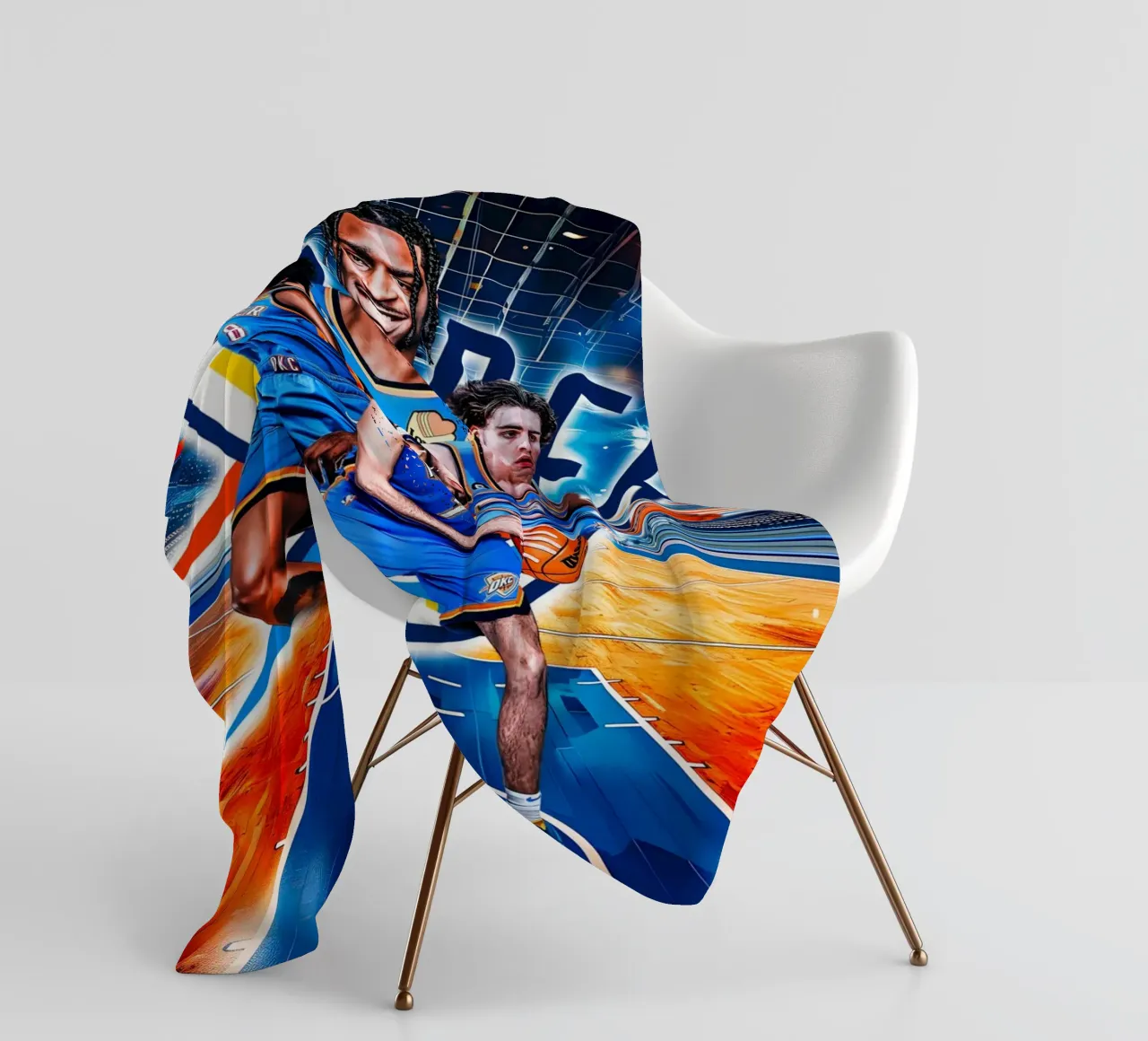 Oklahoma City Thunder coperta in pile da tenten