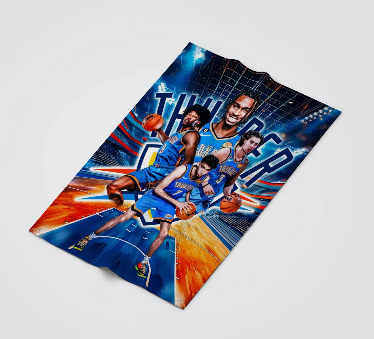 Oklahoma City Thunder coperta in pile da tenten