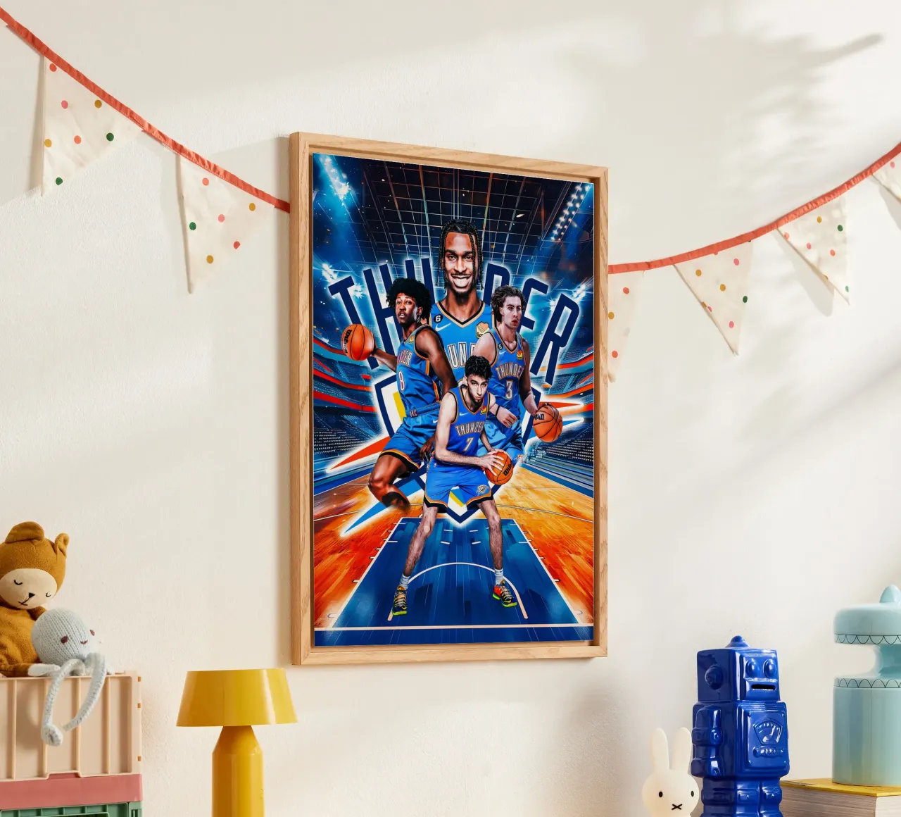 Oklahoma City Thunder plexiglass da tenten