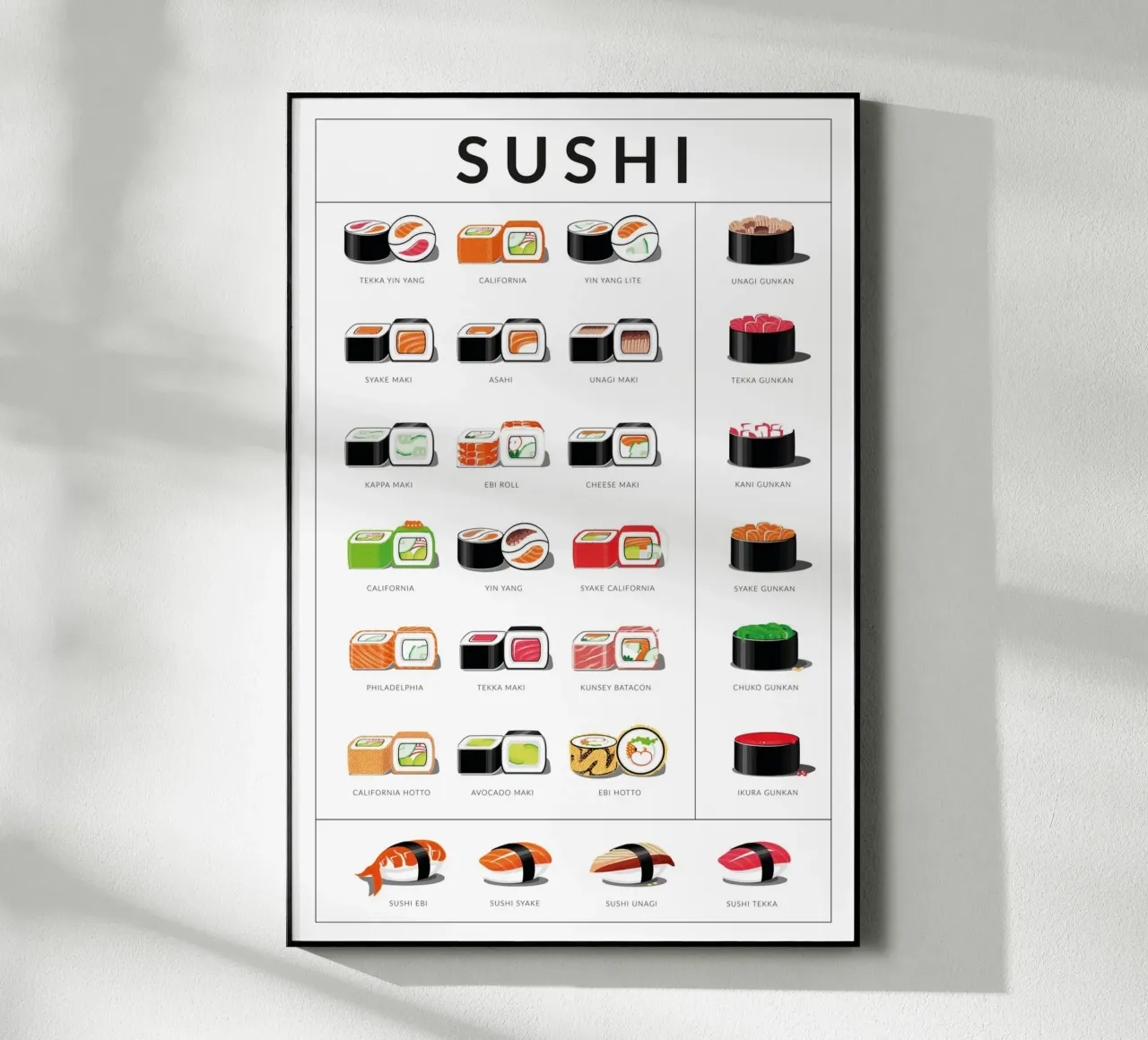 Sushi plexiglass da studiopicaprints