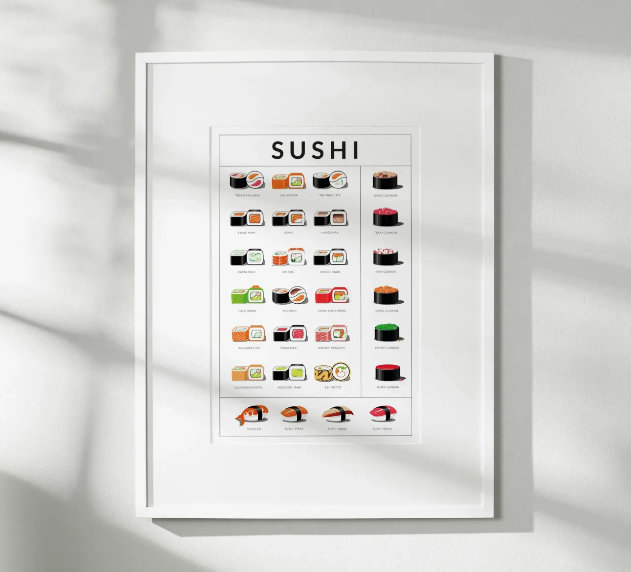 Sushi poster da studiopicaprints