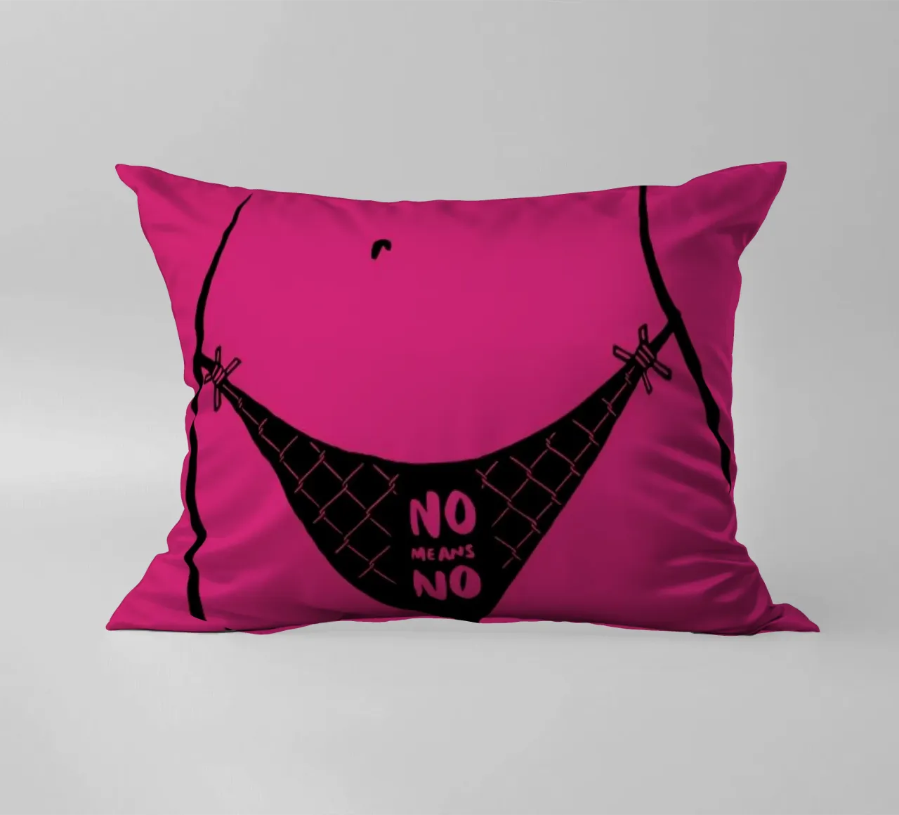 No Means No cuscino da Ninhol