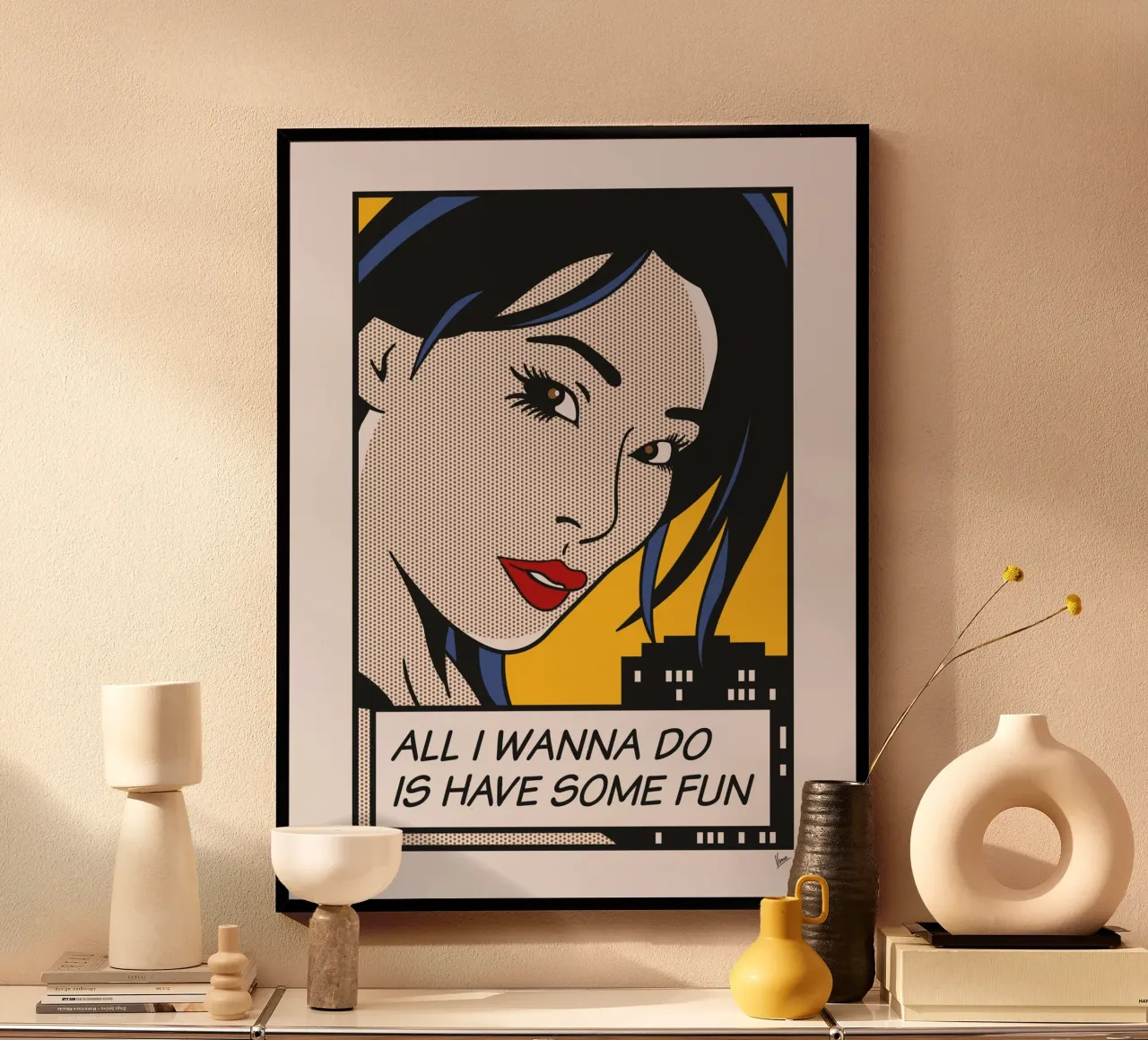 No010 Asa-akira-TGND poster with plastic frame by Girl Next Door Fantasy Dramas