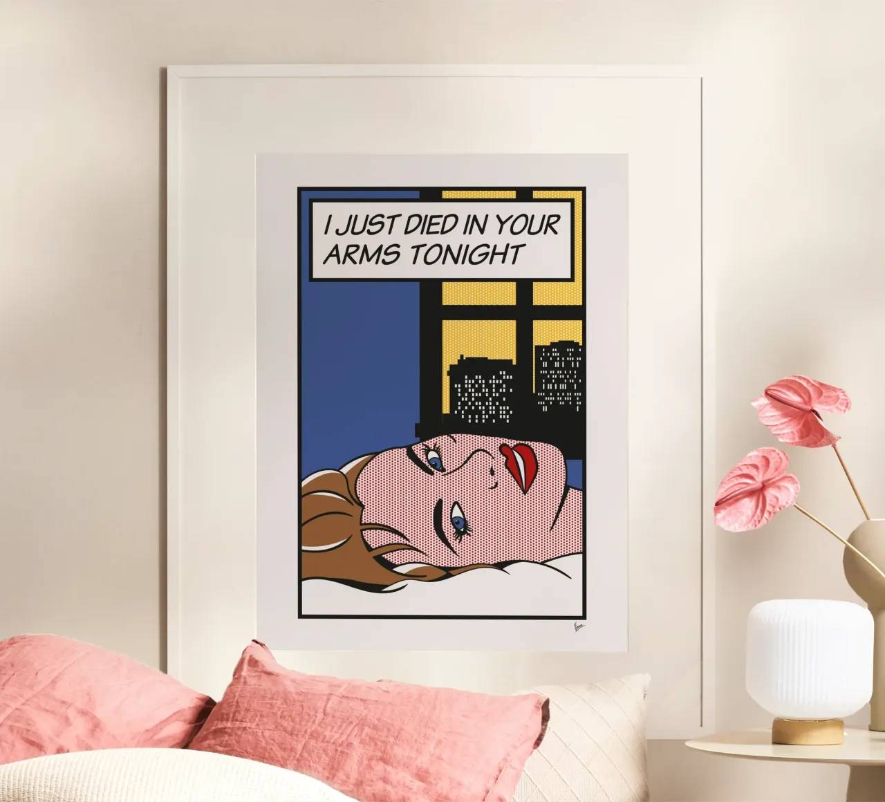 No011 Veronica Radke-TGND poster con telaio in plastica da Girl Next Door Fantasy Dramas