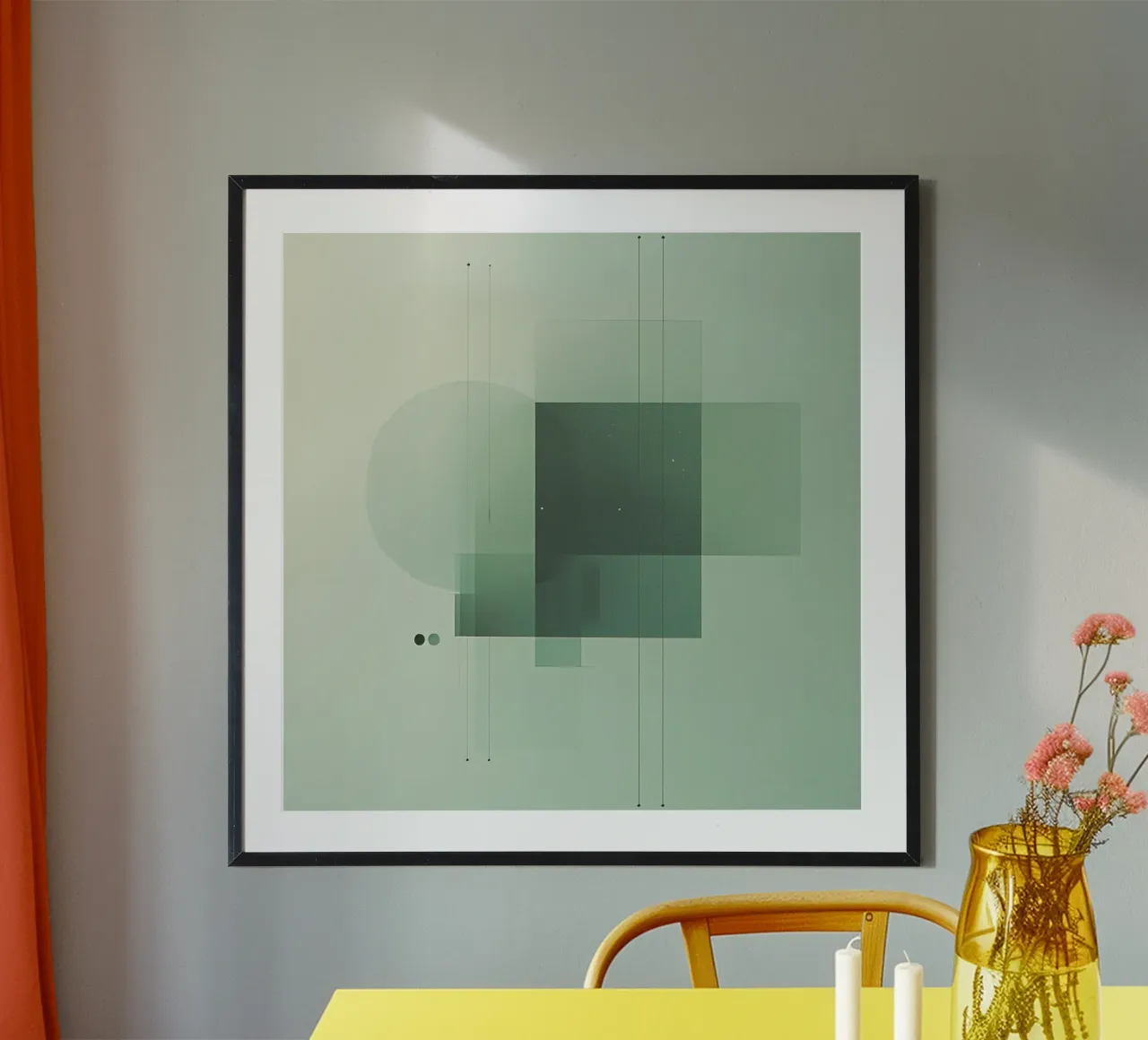 Design astratto geometrico moderno e retrò poster da Little Things