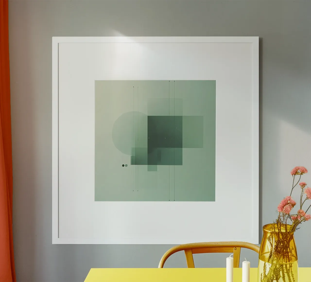 Design astratto geometrico moderno e retrò poster da Little Things