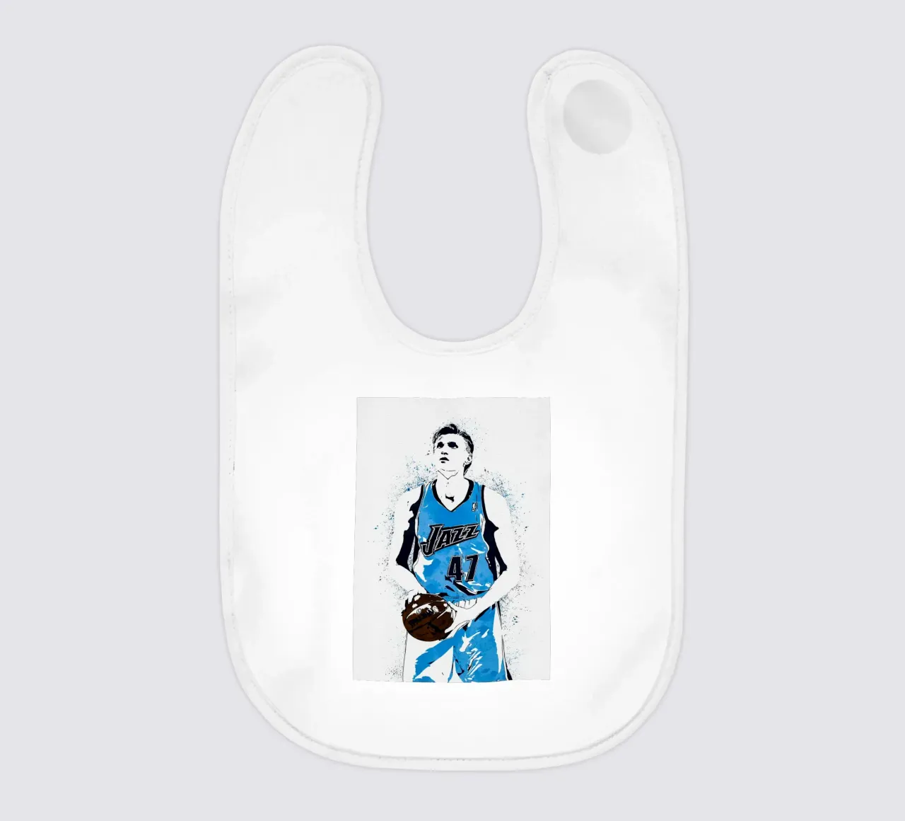 Andrei Kirilenko Utah Jazz babero de tenten