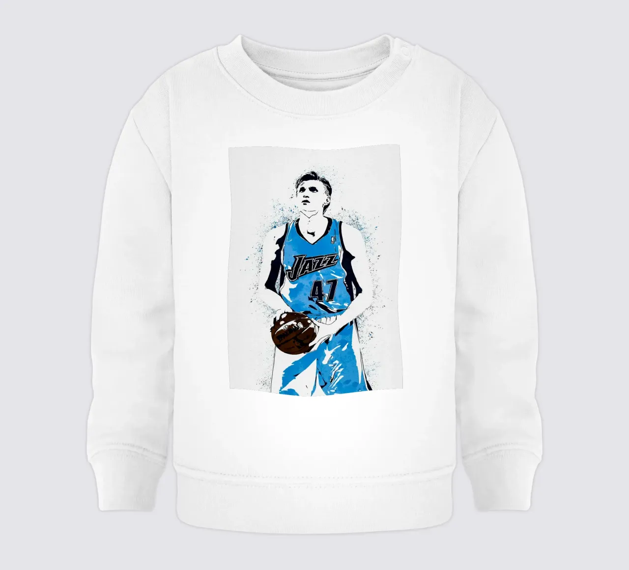 Andrei Kirilenko Utah Jazz felpa neonato da tenten