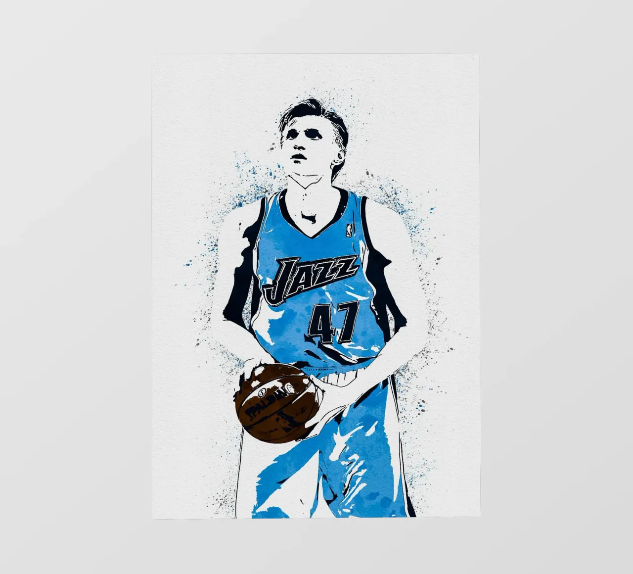 Andrei Kirilenko Utah Jazz pellicola backlit da tenten