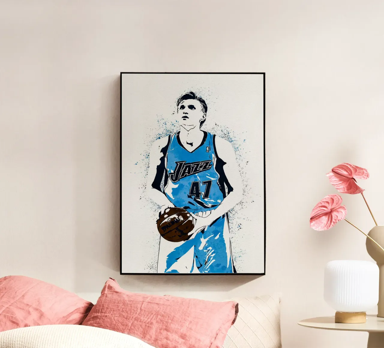 Andrei Kirilenko Utah Jazz plexiglass da tenten