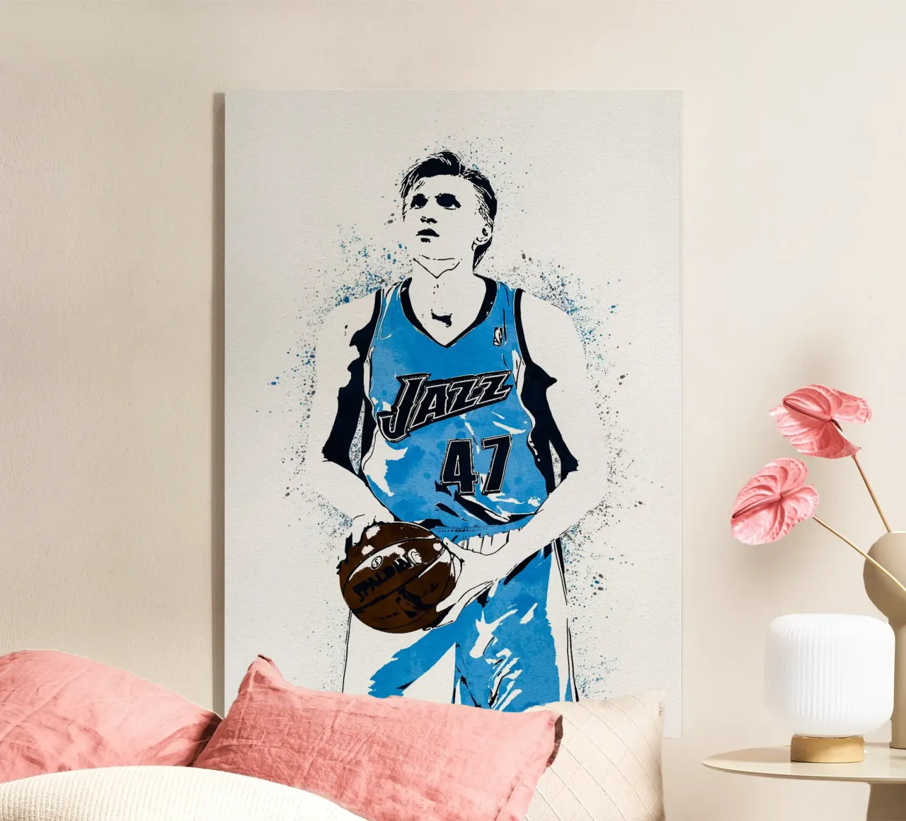 Andrei Kirilenko Utah Jazz plexiglass da tenten