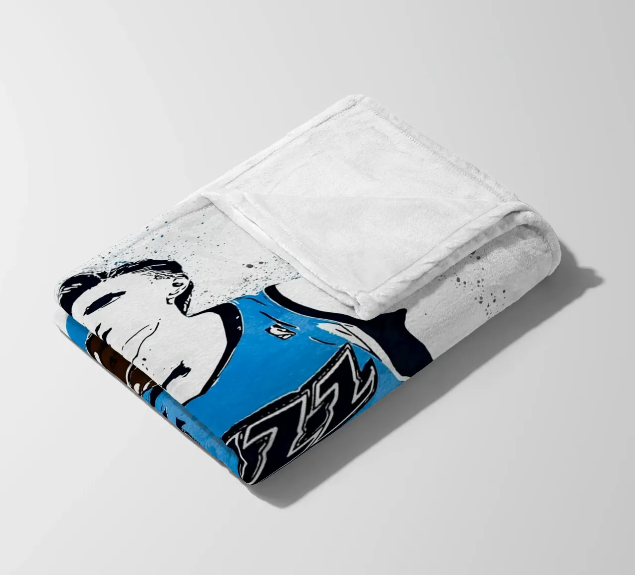 Andrei Kirilenko Utah Jazz coperta in pile da tenten