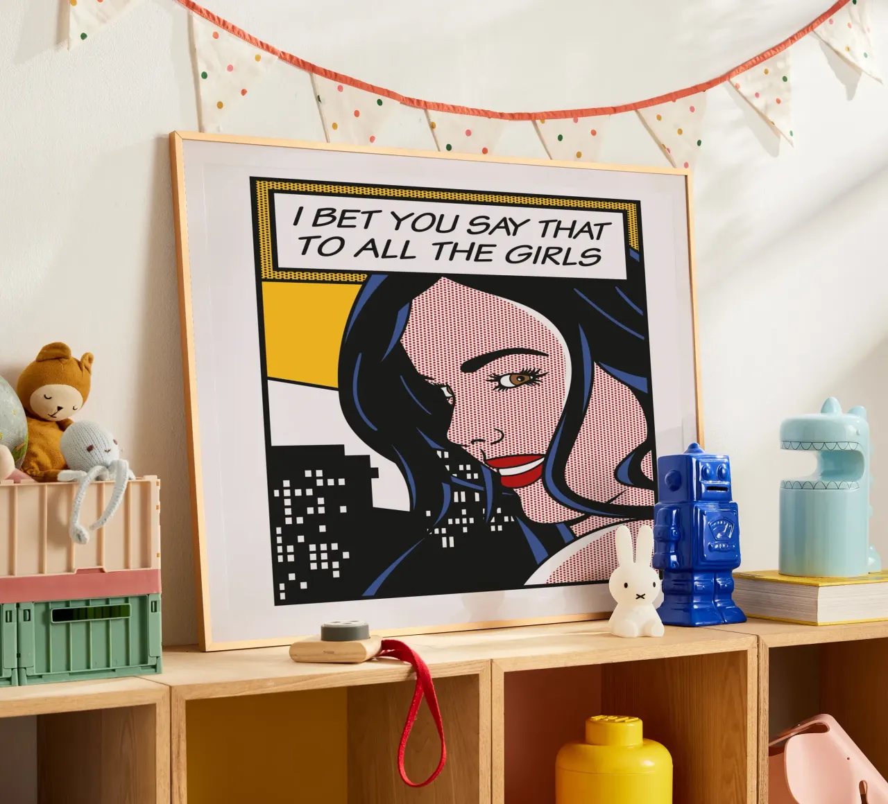 No017 Dillion Harper-TGND poster con telaio in alluminio da Girl Next Door Fantasy Dramas