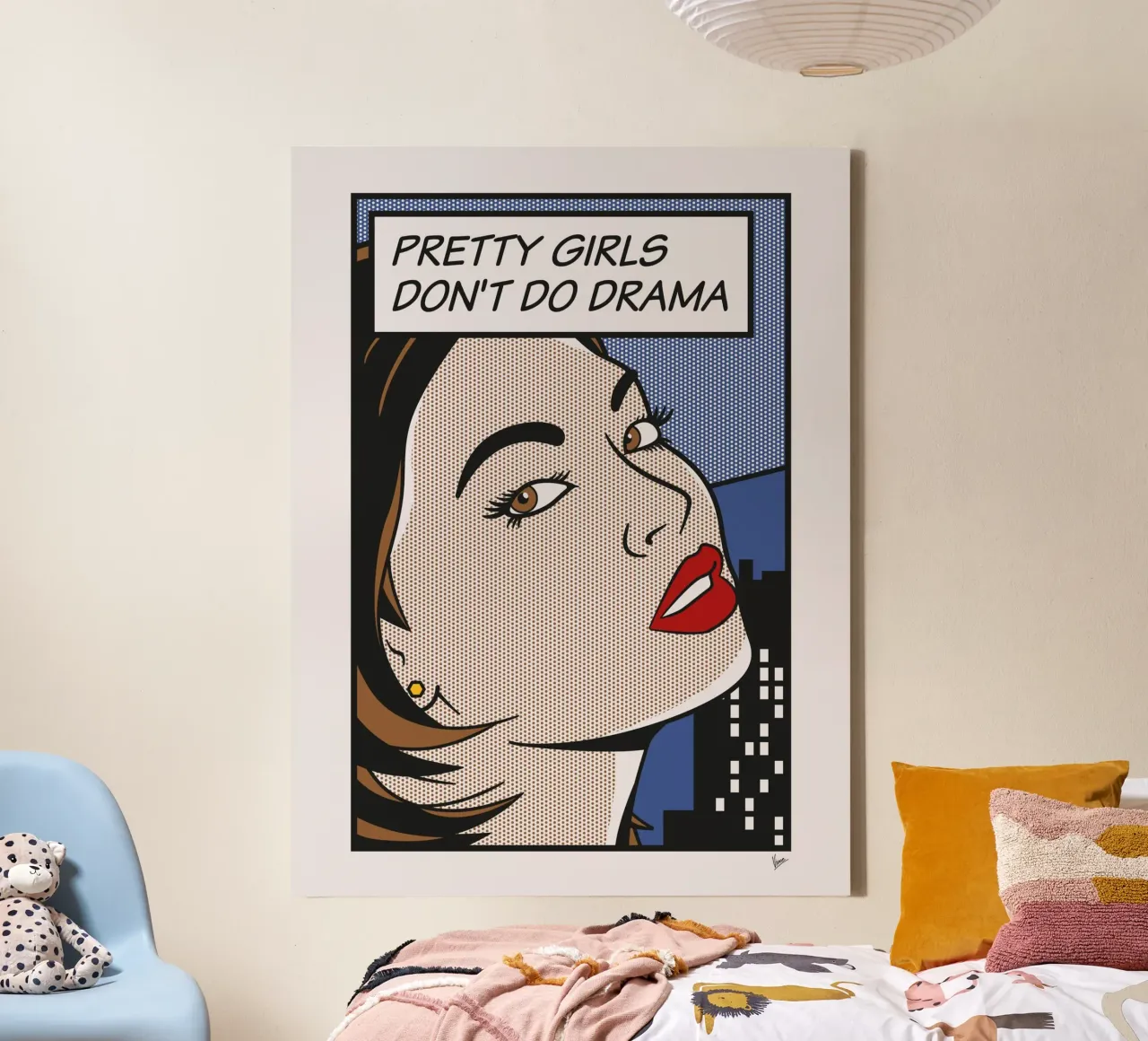 No022 Tera-Patrick-TGND tela con Cornice a cassetta da Girl Next Door Fantasy Dramas