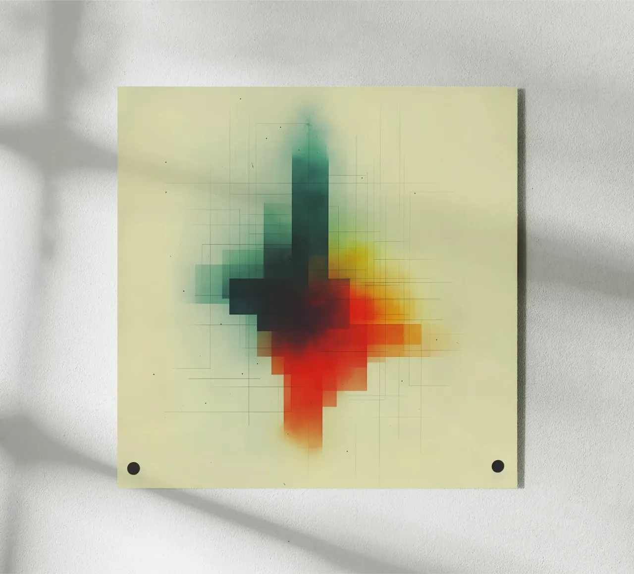 Design astratto geometrico moderno e retrò plexiglass da Little Things