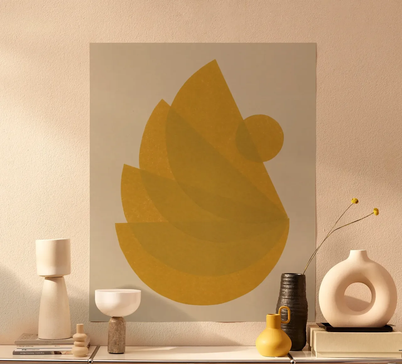 Equilibrio Sbilanciamento #1 poster con telaio in alluminio da Alisa Galitsyna