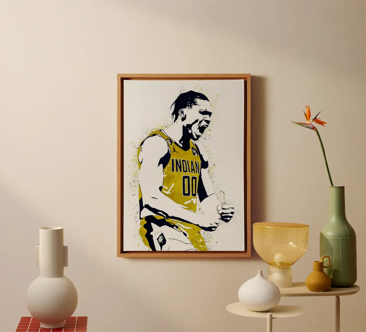 Bennedict Mathurin Indiana Pacers Leinwand von tenten