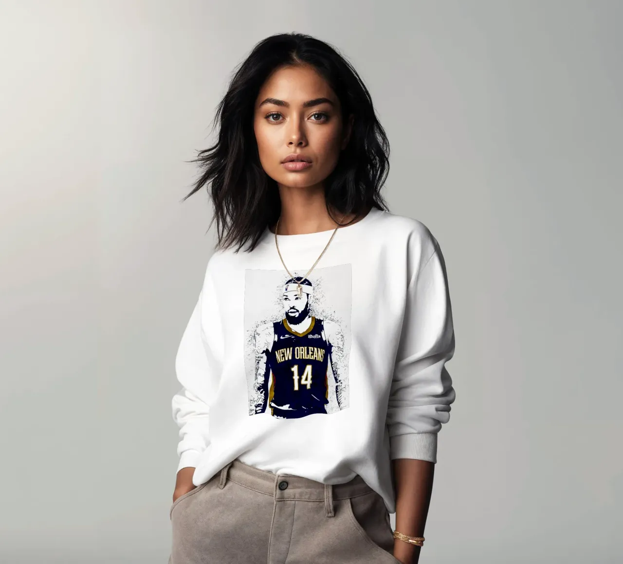 Brandon Ingram New Orleans Pelicans felpa da tenten