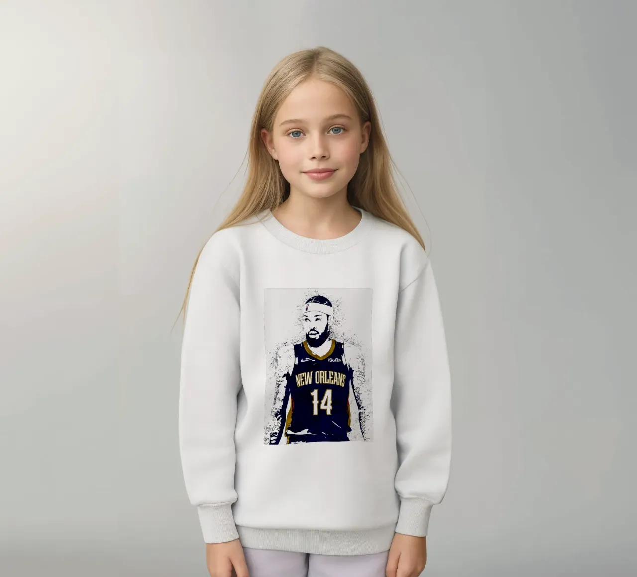Brandon Ingram New Orleans Pelicans felpa bambino da tenten