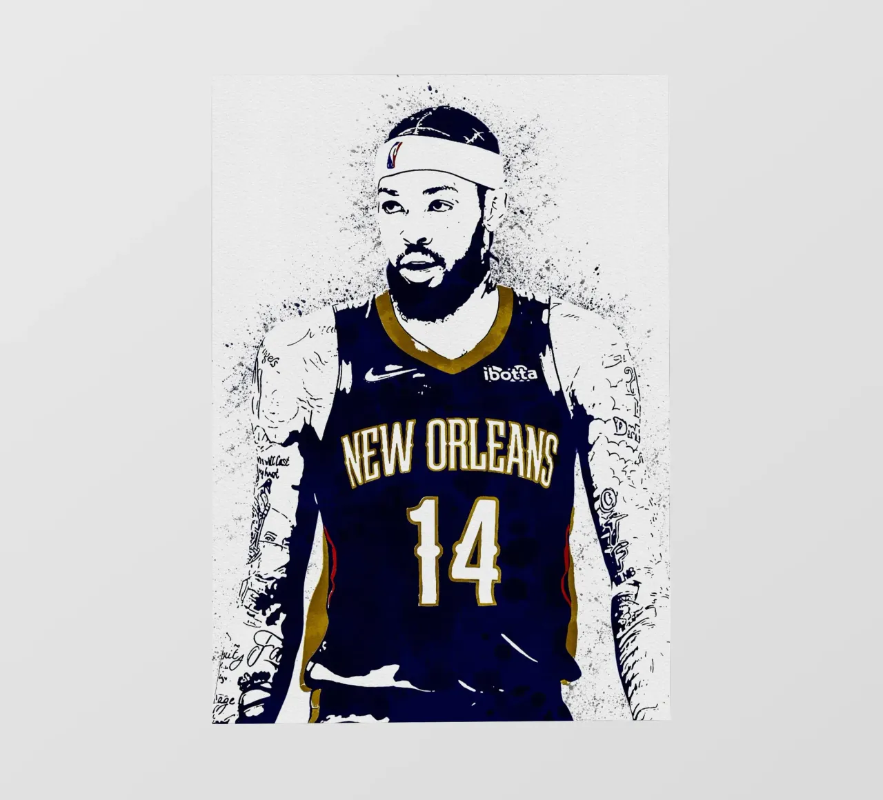 Brandon Ingram New Orleans Pelicans pellicola backlit da tenten