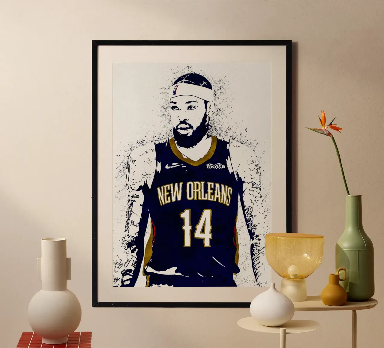 Brandon Ingram New Orleans Pelicans carta hahnemühle da tenten