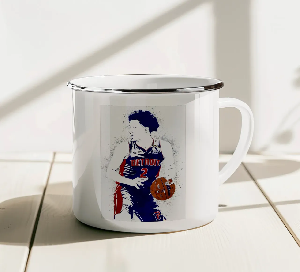 Cade Cunningham Detroit Pistons tazza in smalto da tenten