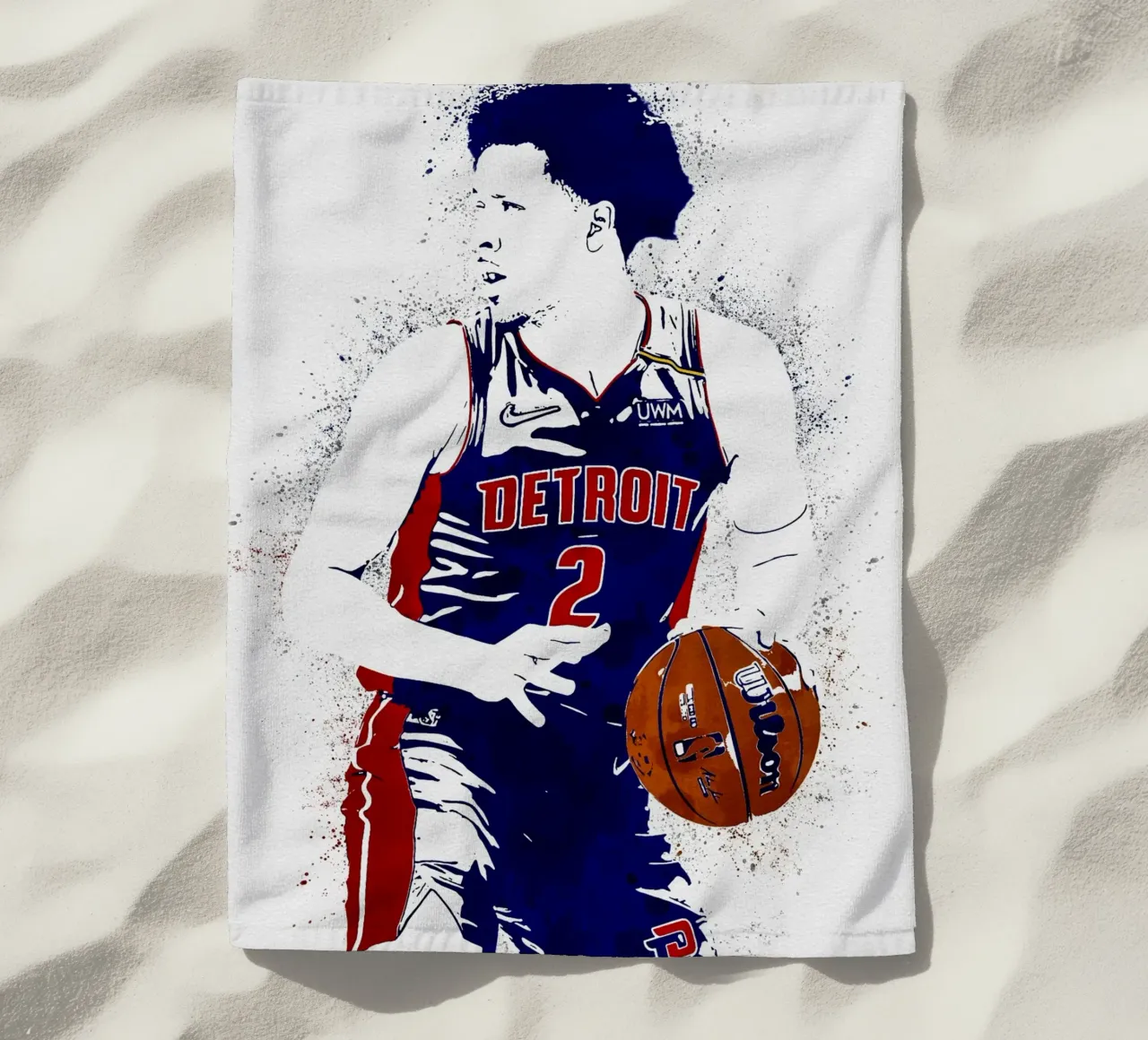 Cade Cunningham Detroit Pistons telo mare da tenten