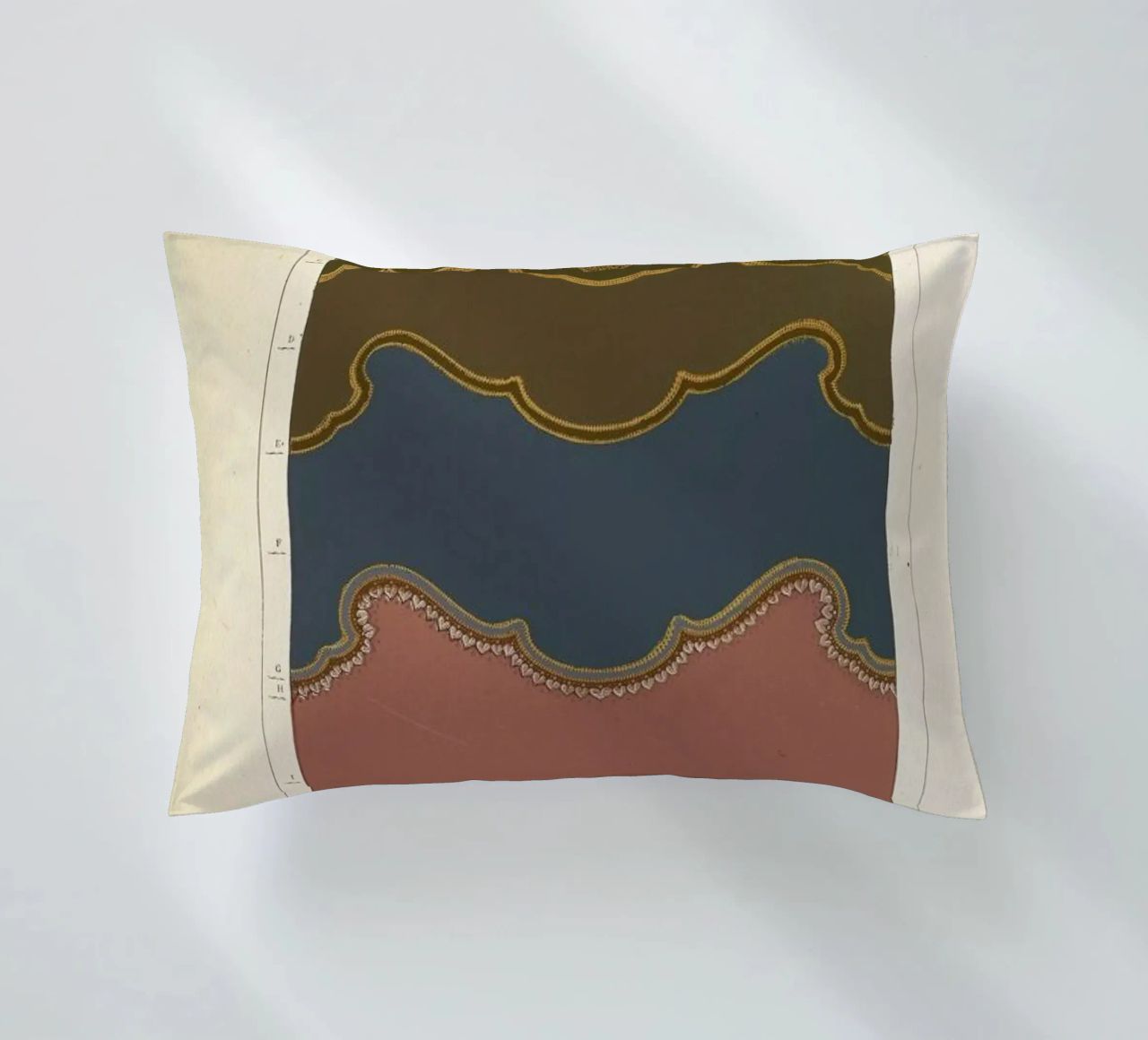 Tenture murale, L'harmonie des couleurs, 1815 - Édouard Guichard coussin de Artokoloro Quint Lox Ltd