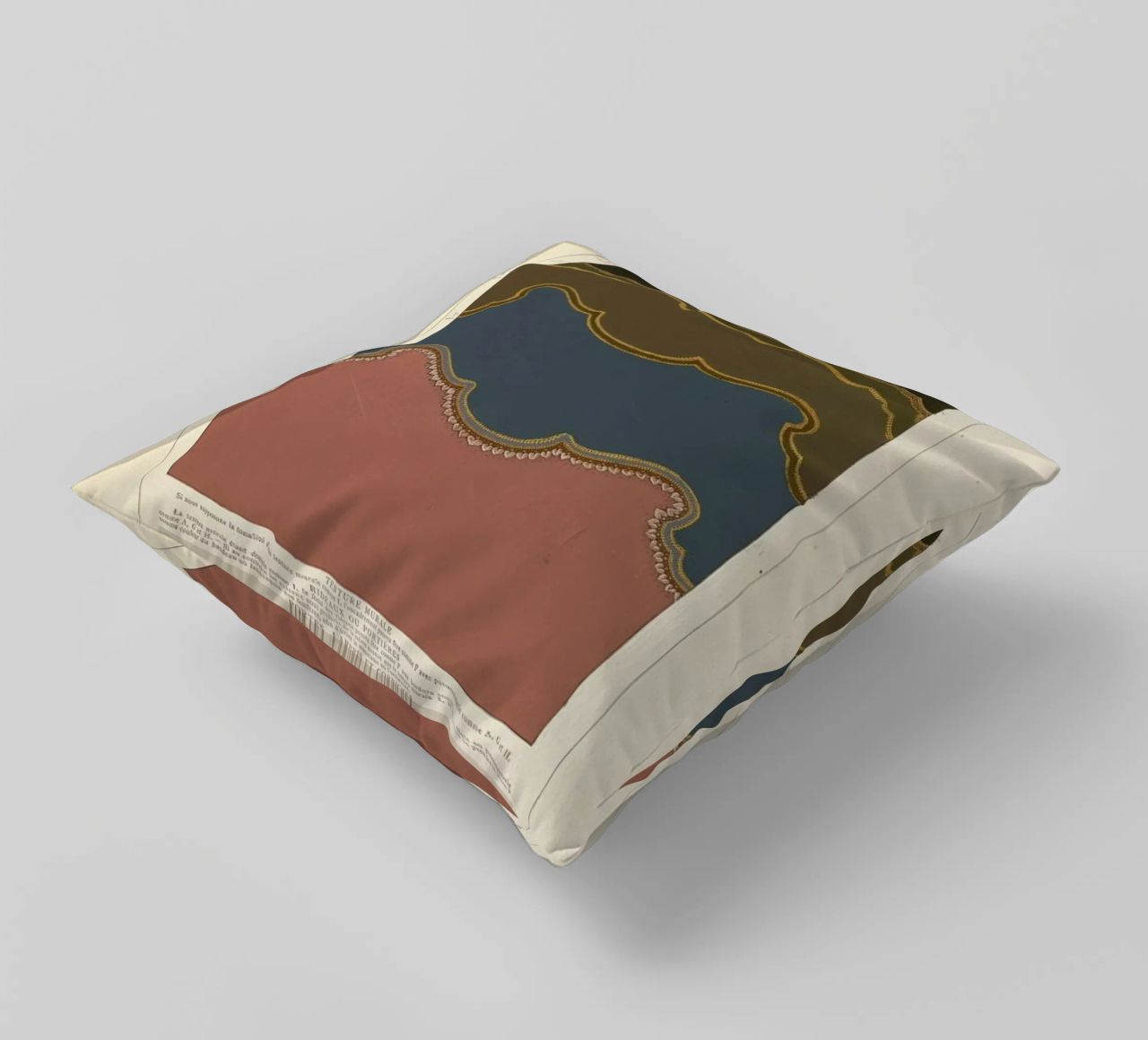 Tenture murale, L'harmonie des couleurs, 1815 - Édouard Guichard coussin de Artokoloro Quint Lox Ltd