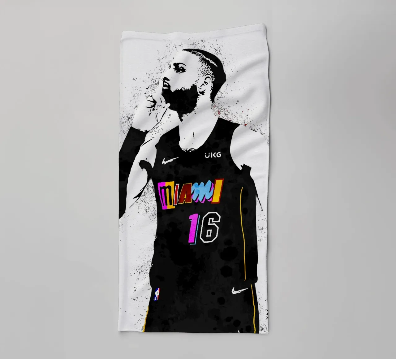 Caleb Martin Miami Heat towel by tenten