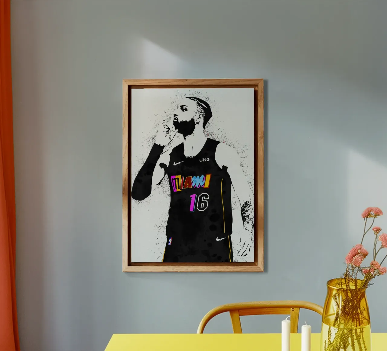 Caleb Martin Miami Heat alluminio dibond da tenten