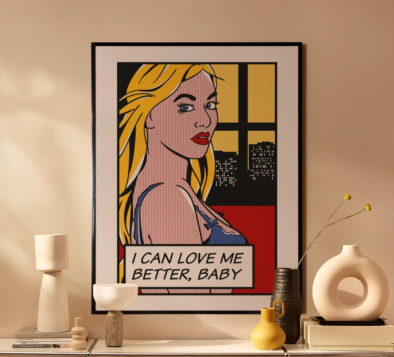 No041 Blake Blossom-TGND poster con telaio in alluminio da Girl Next Door Fantasy Dramas