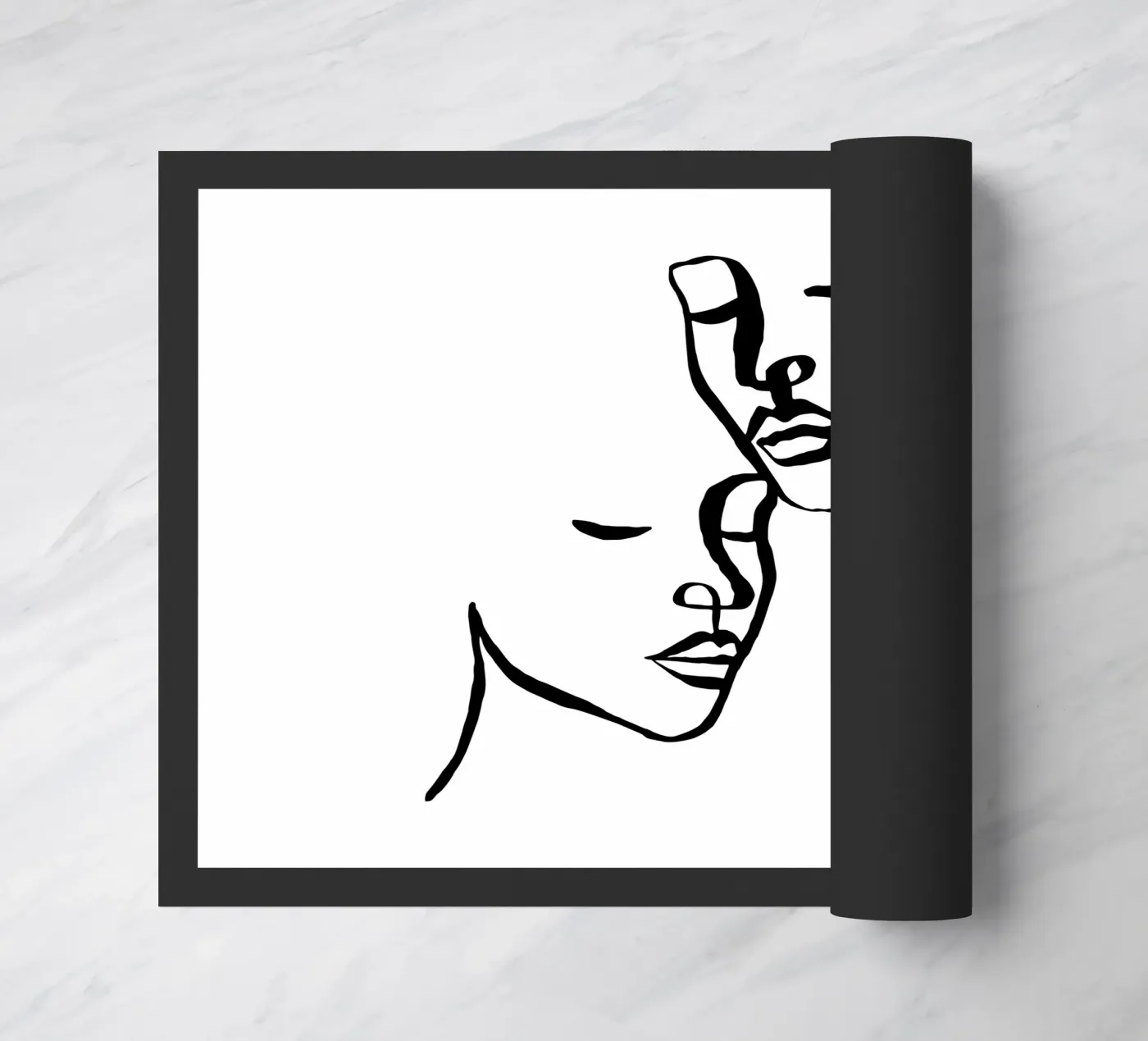 Two Lovers doormat by Ninhol