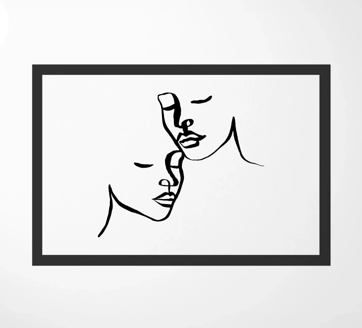 Two Lovers doormat by Ninhol