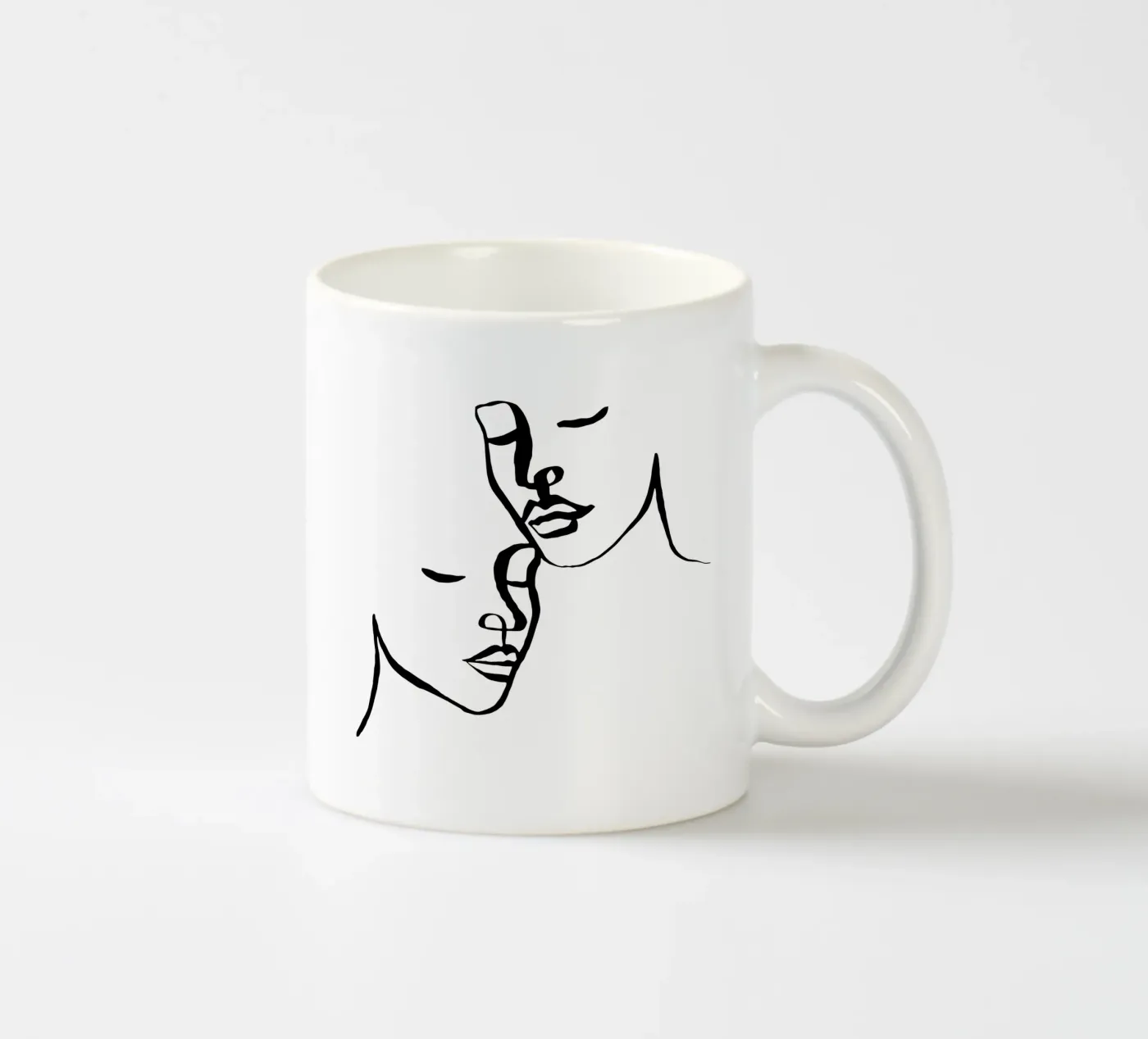 Two Lovers ceramic mug by Ninhol