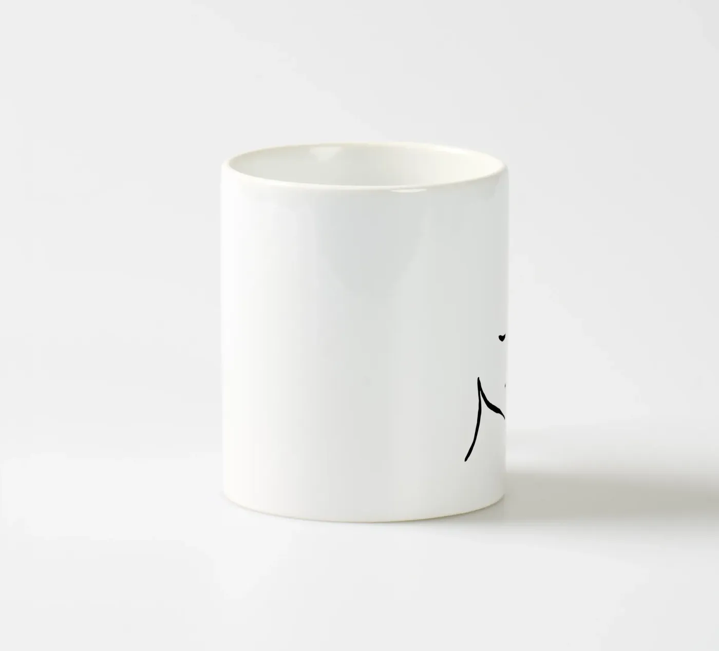 Two Lovers ceramic mug by Ninhol