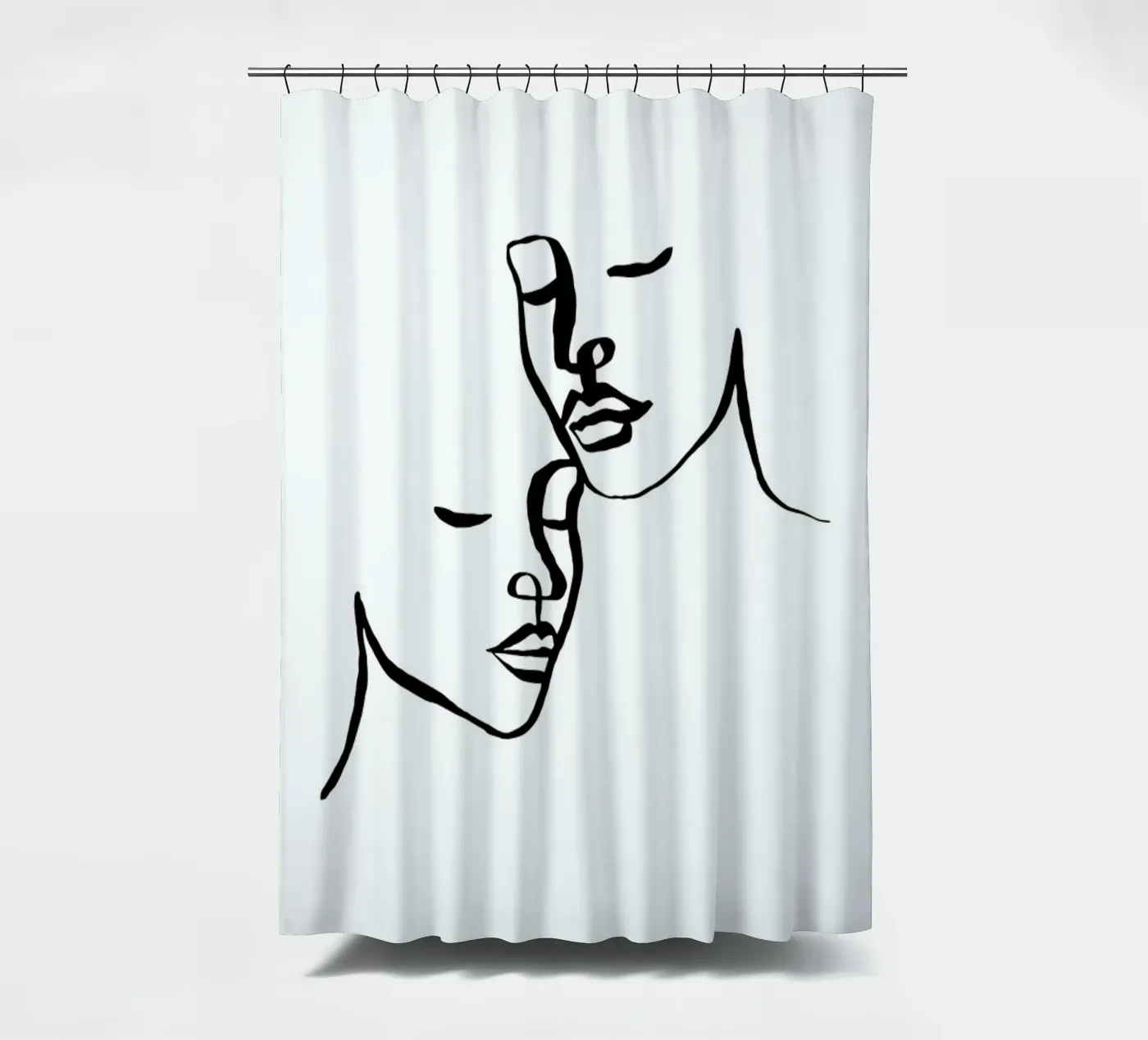 Two Lovers Duschvorhang von Ninhol