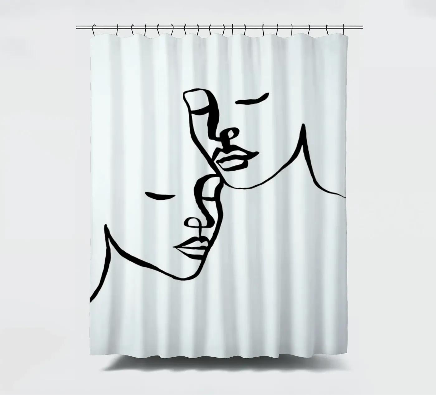 Two Lovers Duschvorhang von Ninhol