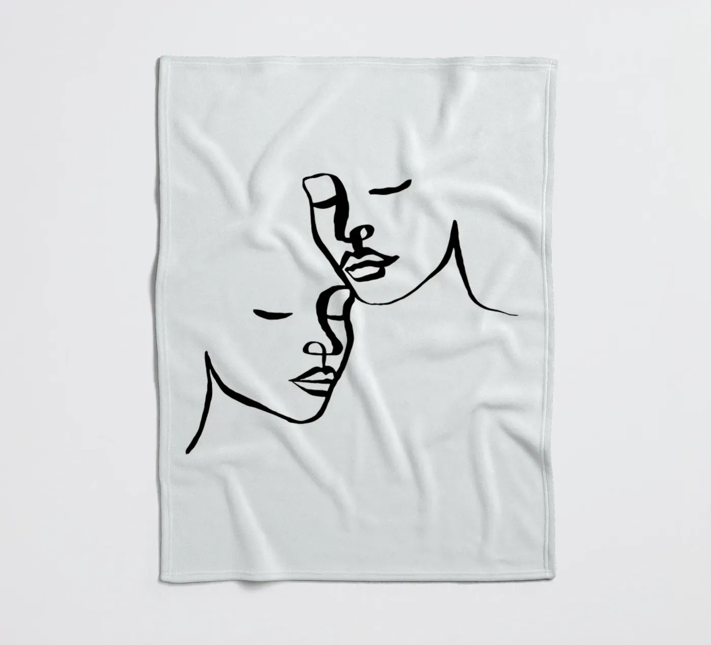 Two Lovers plaid polaire de Ninhol