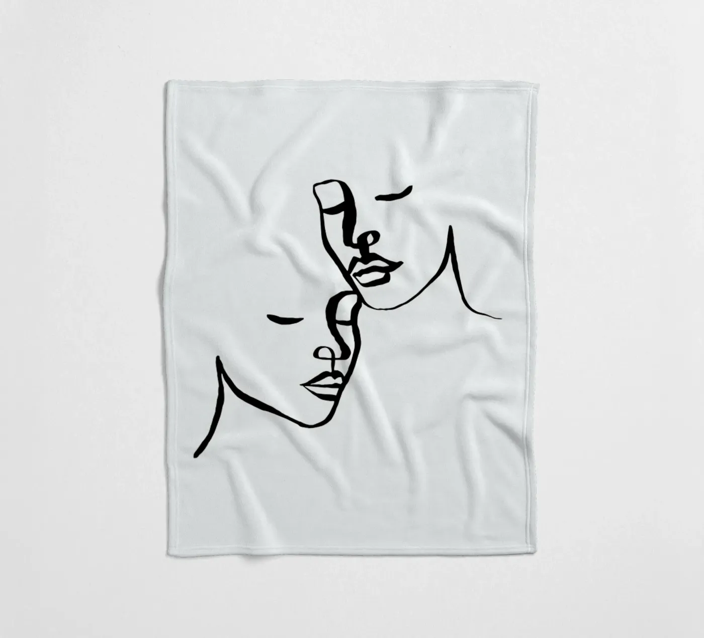 Two Lovers plaid polaire de Ninhol