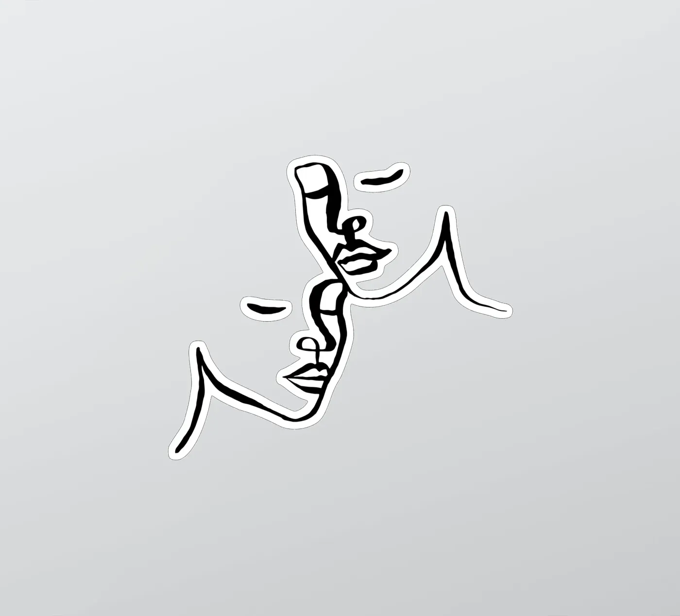 Two Lovers sticker by Ninhol