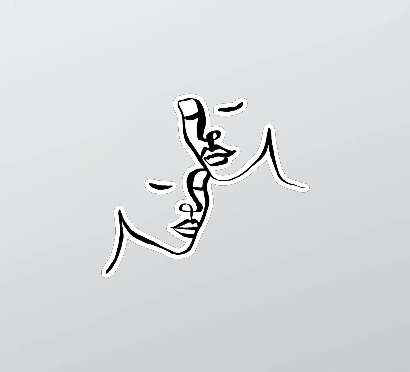 Two Lovers sticker van Ninhol