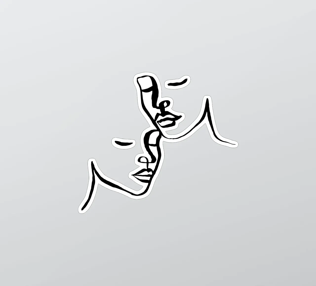 Two Lovers sticker by Ninhol