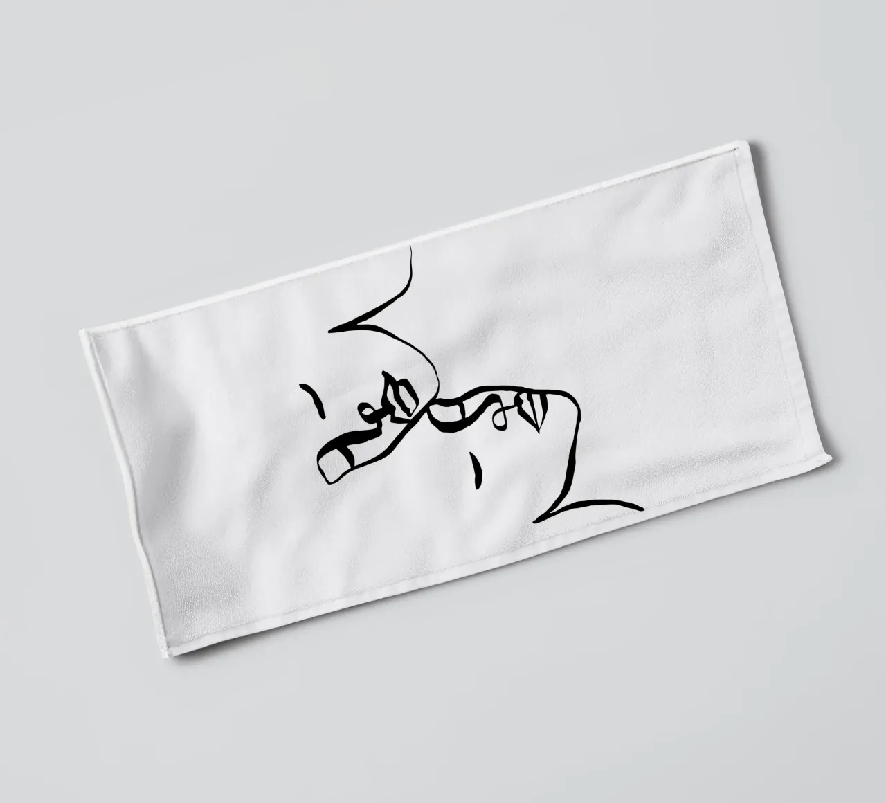 Two Lovers towel by Ninhol