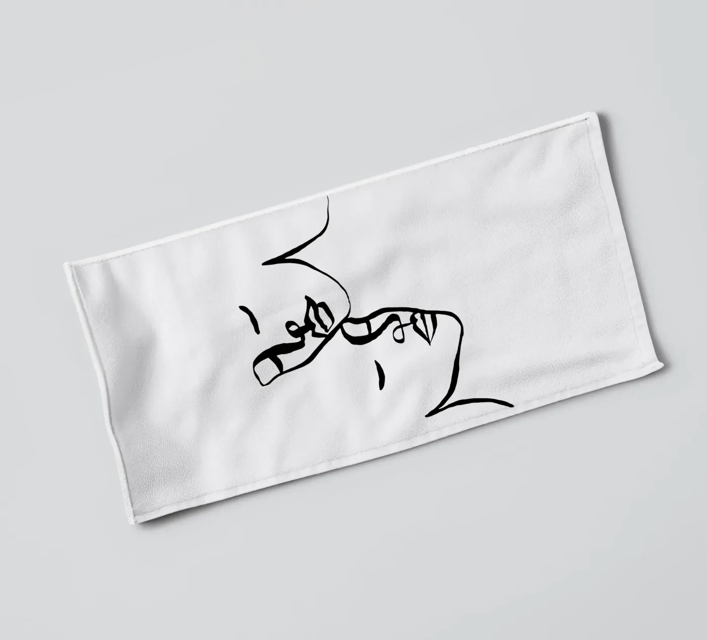 Two Lovers badhanddoek van Ninhol