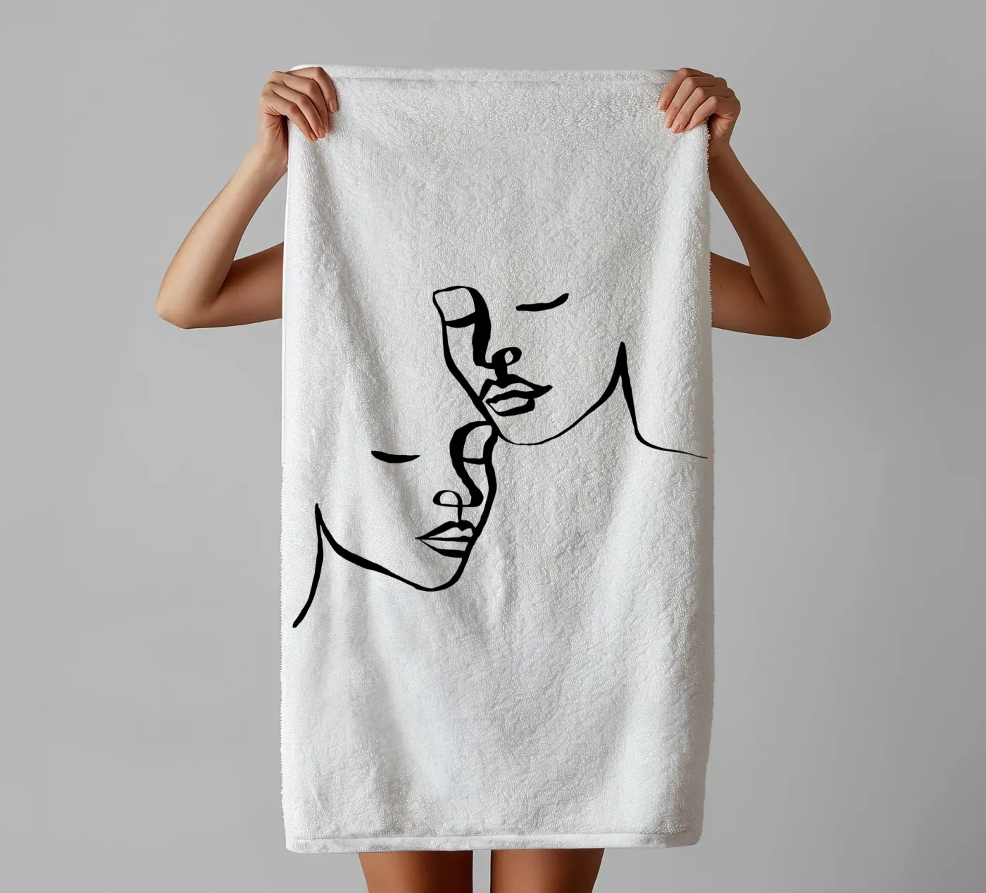 Two Lovers badhanddoek van Ninhol