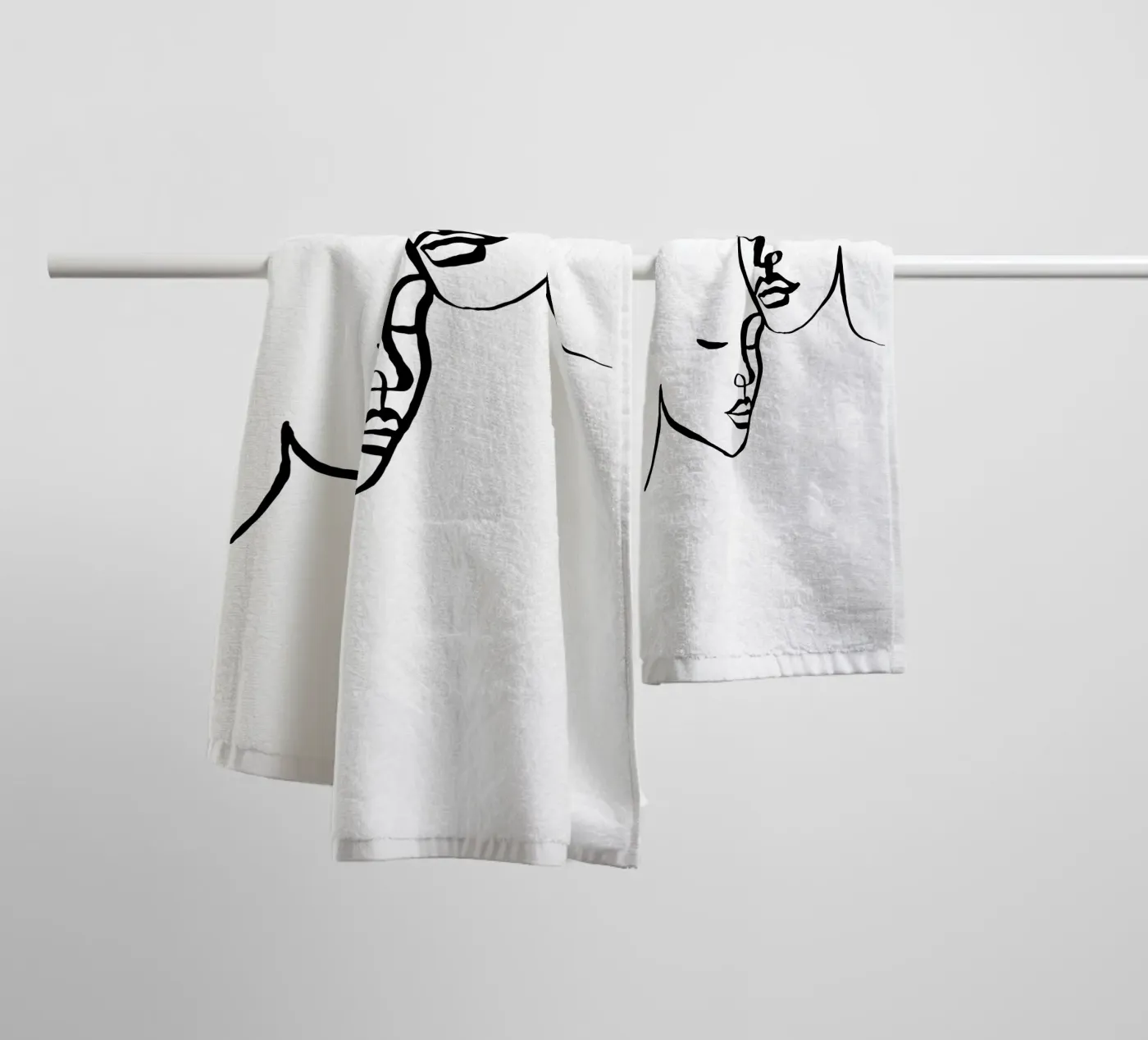 Two Lovers badhanddoek van Ninhol